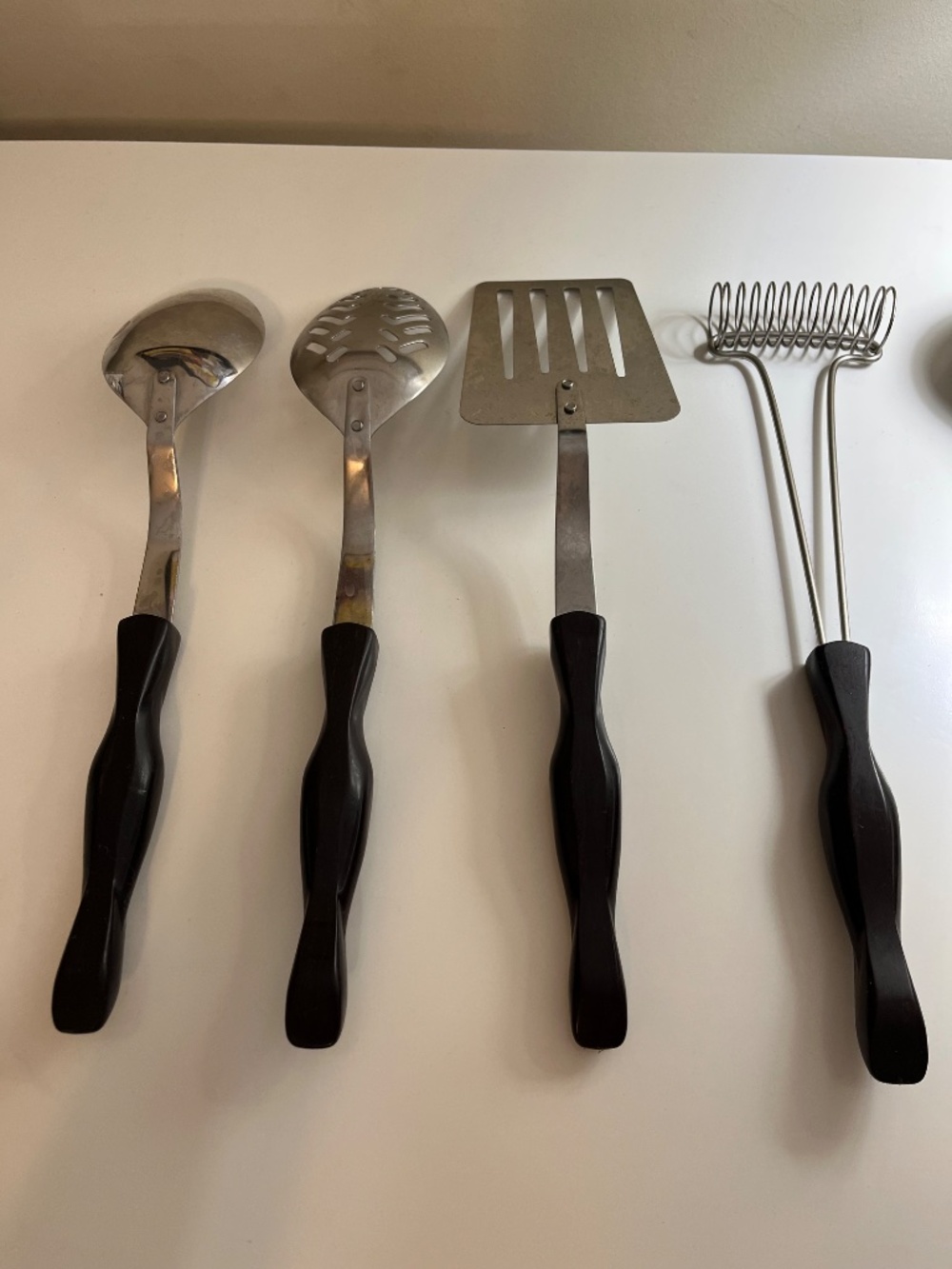 Cutco Kitchen Utensil Set USA Made β Ladle, Slotted Spoon, Turner - Picture 2 of 7
